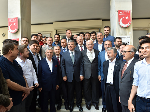 11. Cumhurbaşkanı Abdullah Gül'den Milli Türk Talebe Birliği'ne Ziyaret